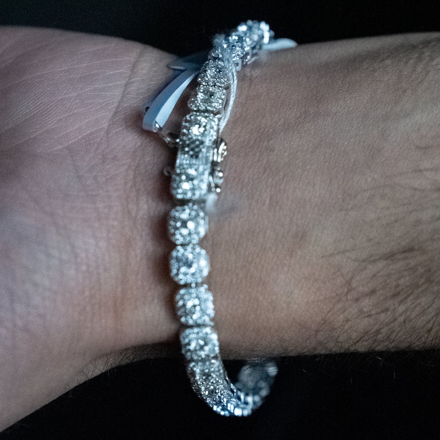 Ice Cube Tennis Bracelet