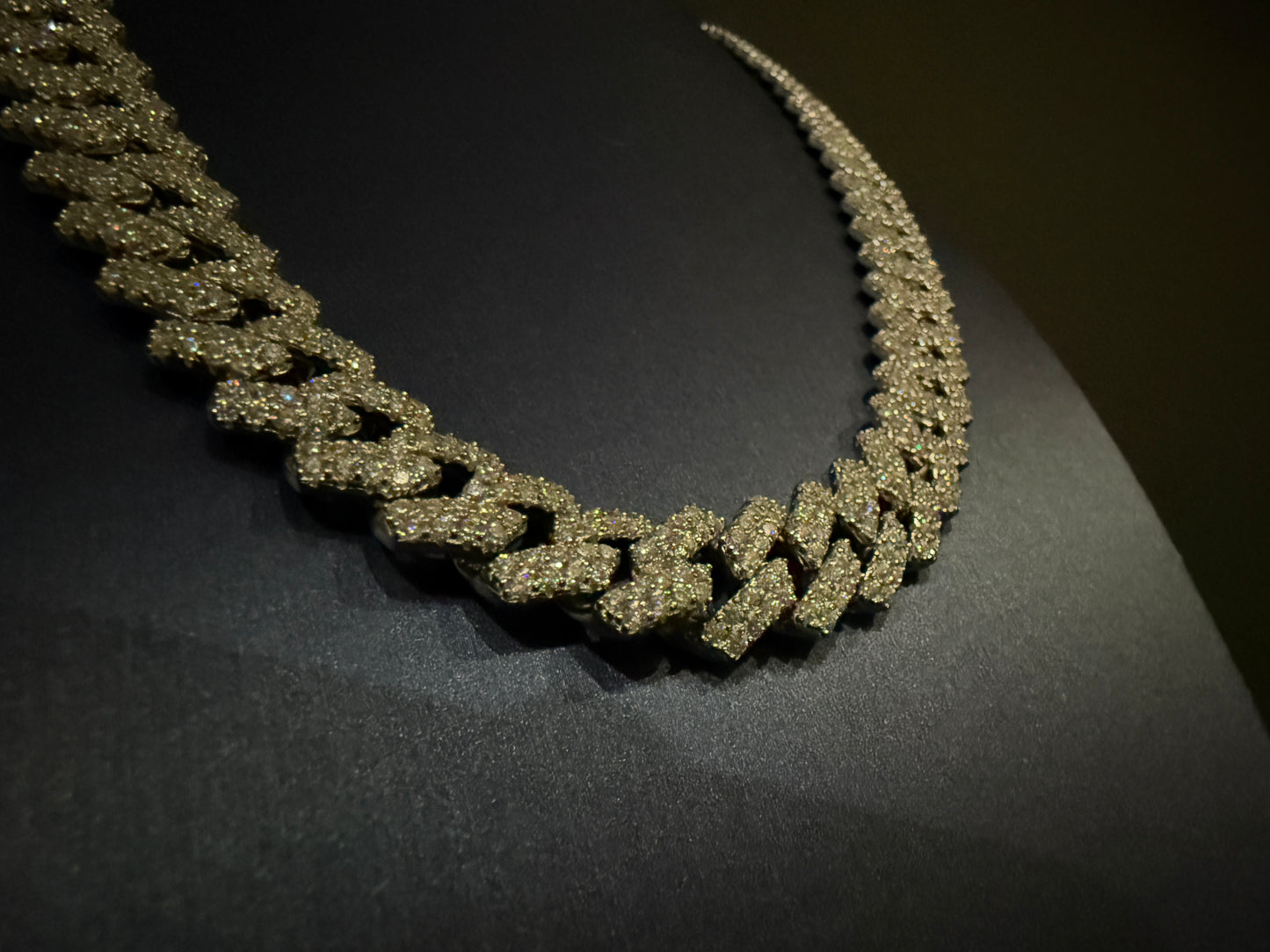 VVS Moissanite Diamond Cuban Link